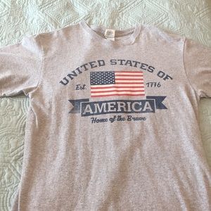 United States of America T shirt badly worn:)